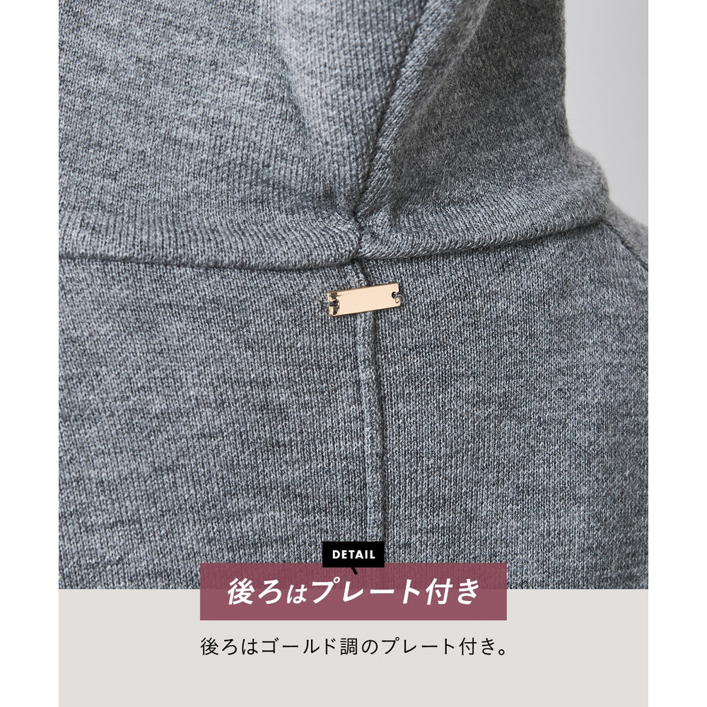 ジップアップニットフーディ 大きいサイズ シックスタイル17