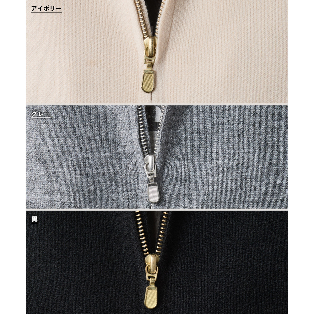 ジップアップニットフーディ 大きいサイズ シックスタイル19