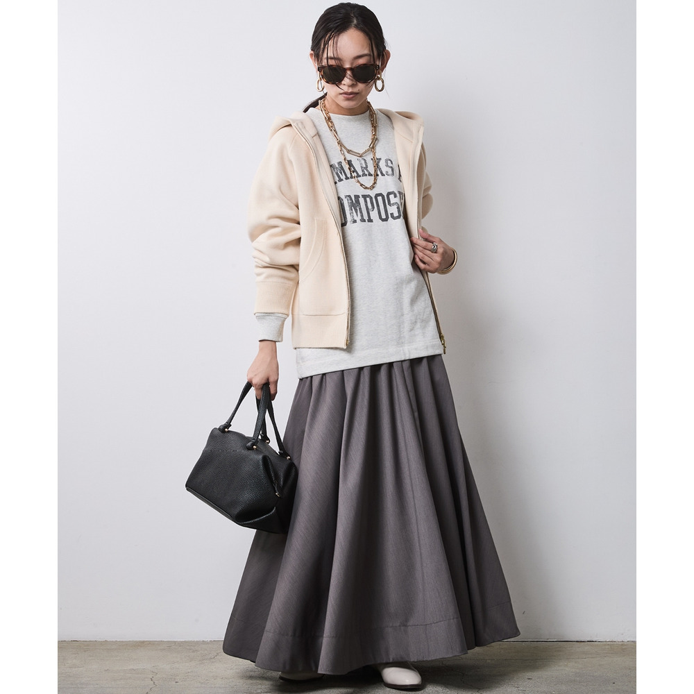 ジップアップニットフーディ 大きいサイズ シックスタイル22