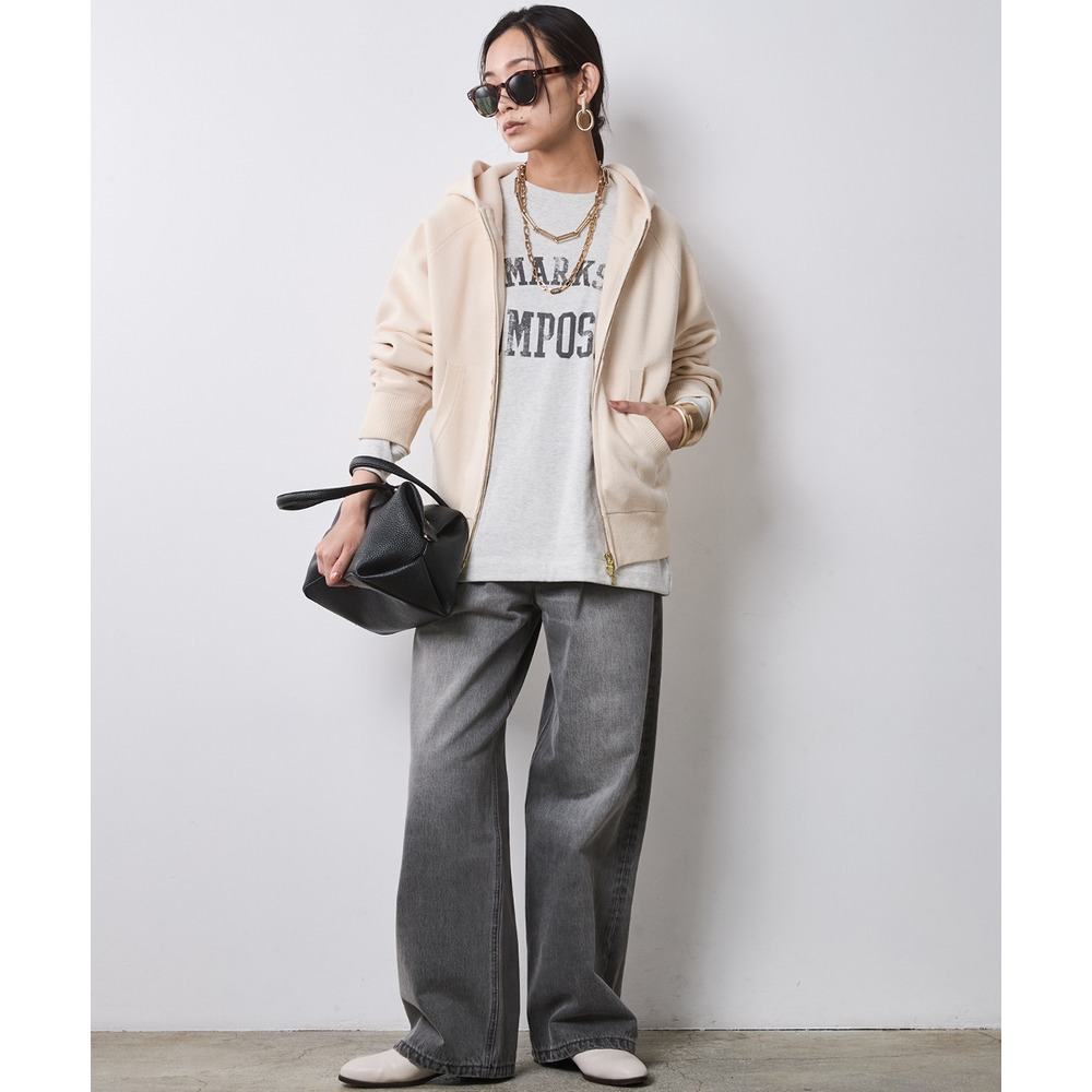 ジップアップニットフーディ 大きいサイズ シックスタイル29