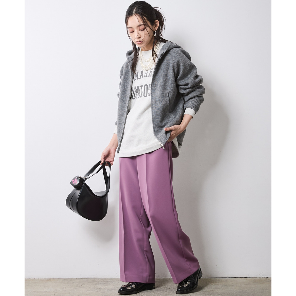 ジップアップニットフーディ 大きいサイズ シックスタイル8