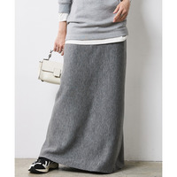 ニットナローマキシスカート 大きいサイズ　シックスタイル
