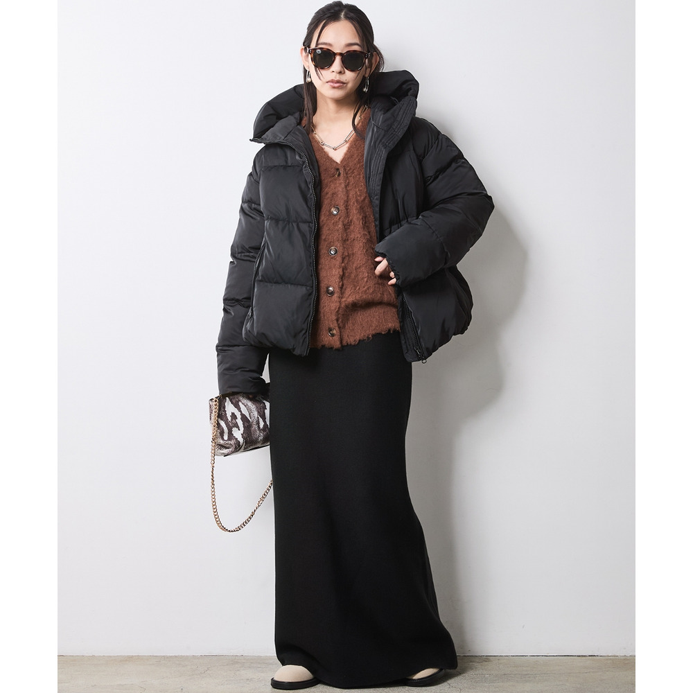 ニットナローマキシスカート 大きいサイズ シックスタイル11