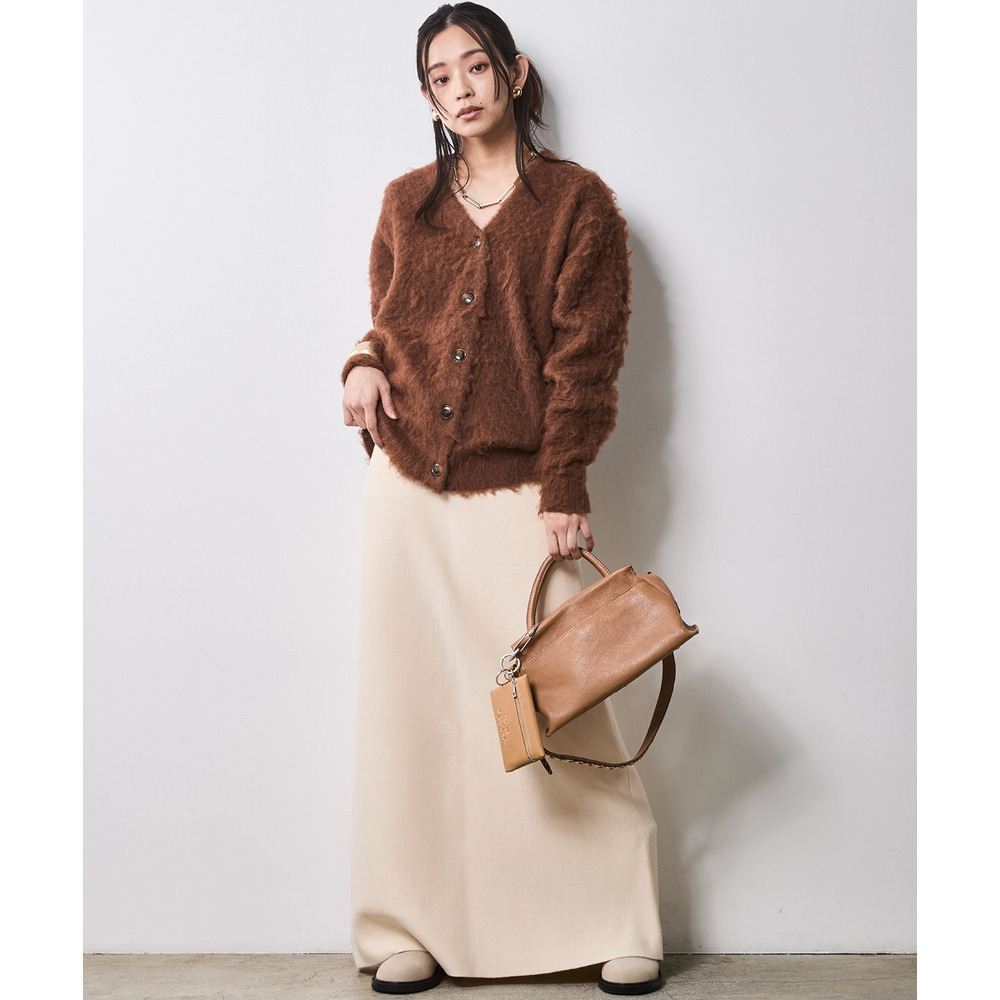 ニットナローマキシスカート 大きいサイズ シックスタイル20