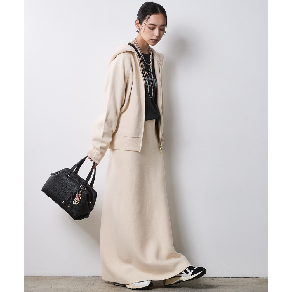 ニットナローマキシスカート 大きいサイズ シックスタイル22