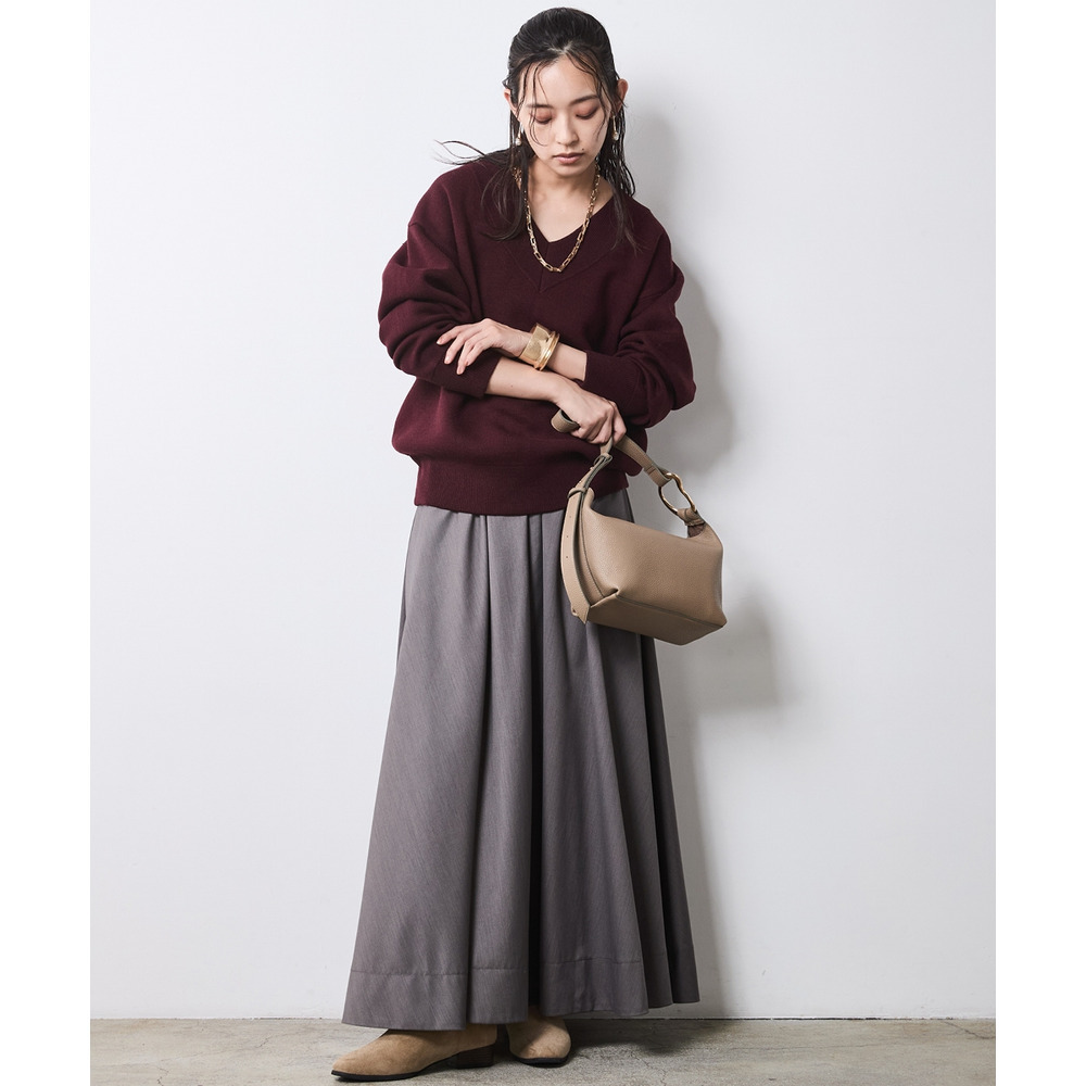 フレアマキシスカート 大きいサイズ シックスタイル2