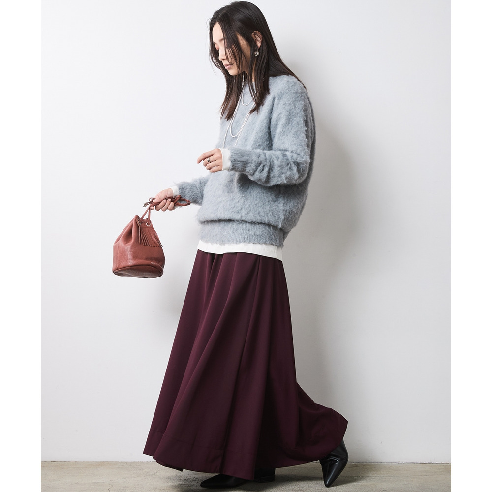 フレアマキシスカート 大きいサイズ シックスタイル26