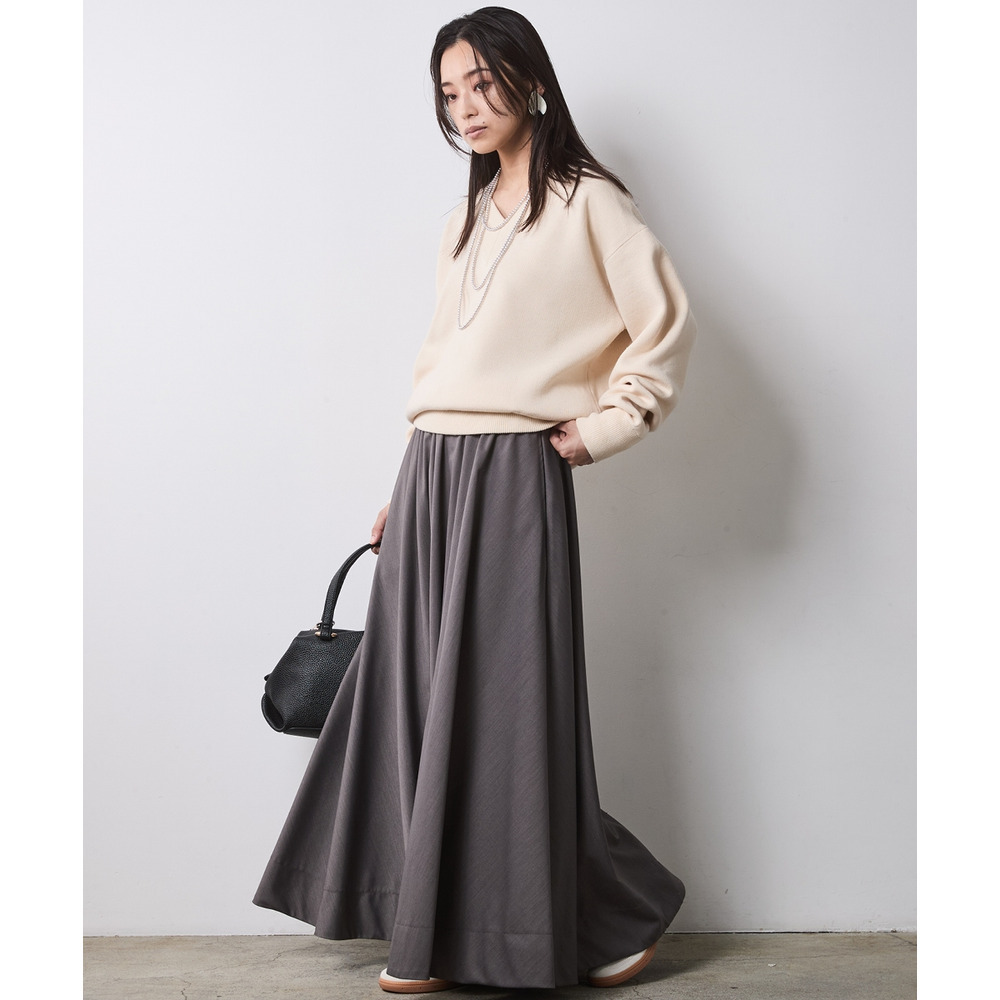 フレアマキシスカート 大きいサイズ シックスタイル29