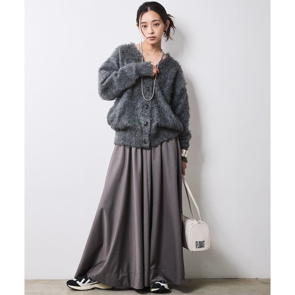 フレアマキシスカート 大きいサイズ シックスタイル30