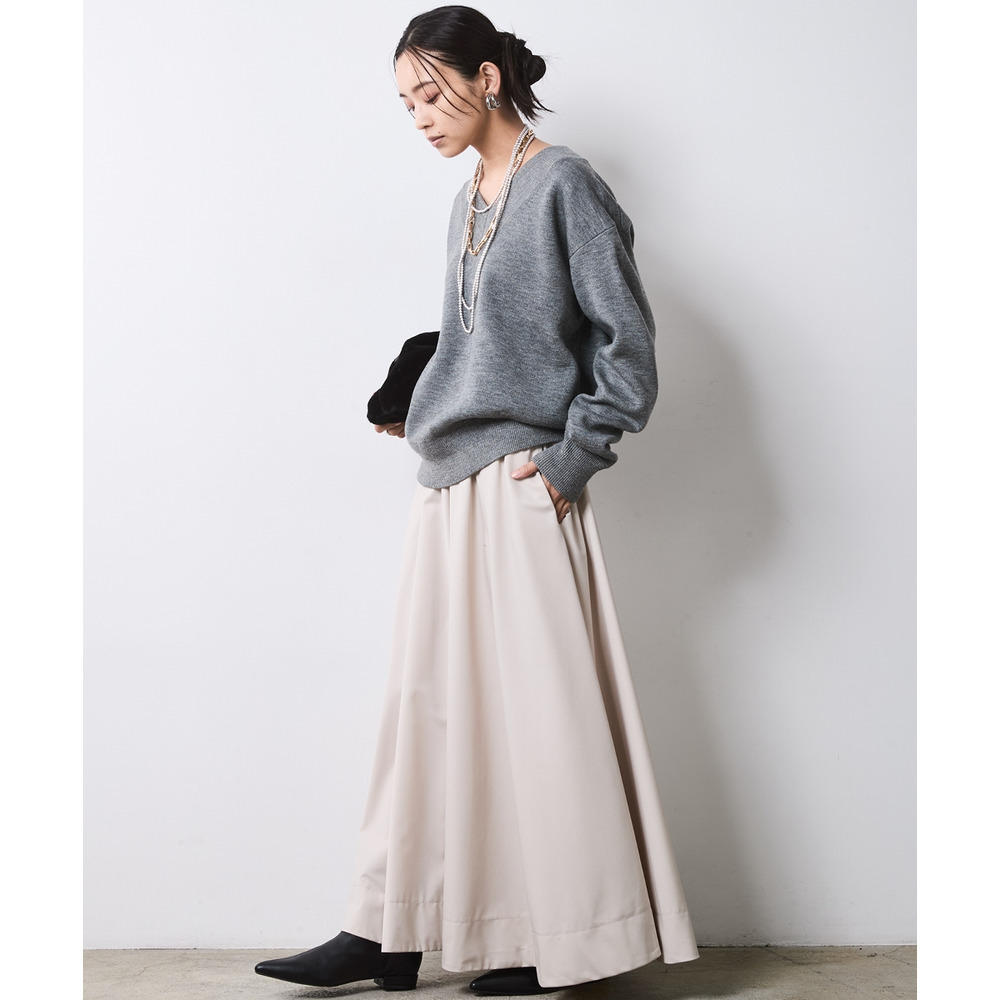 フレアマキシスカート 大きいサイズ シックスタイル5