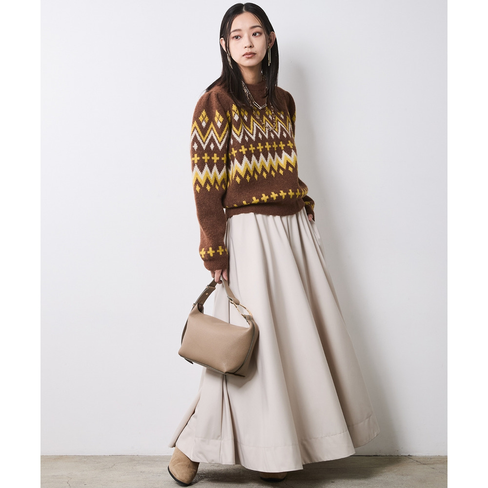 フレアマキシスカート 大きいサイズ シックスタイル9