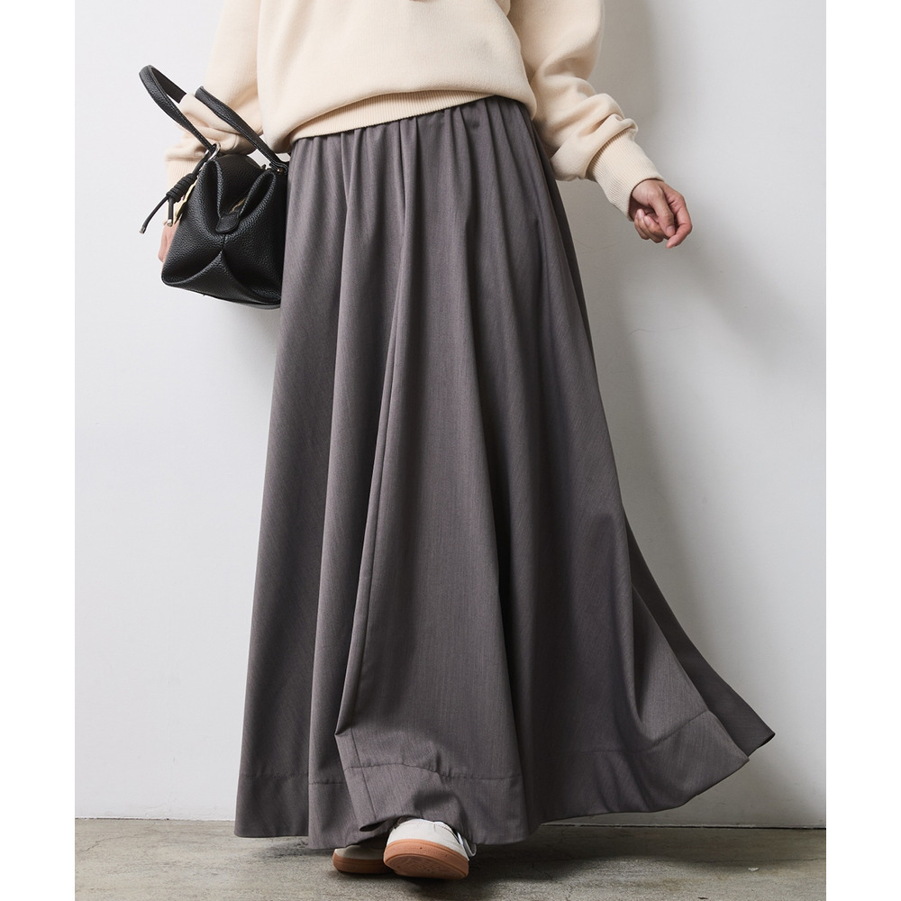 フレアマキシスカート 大きいサイズ シックスタイル1