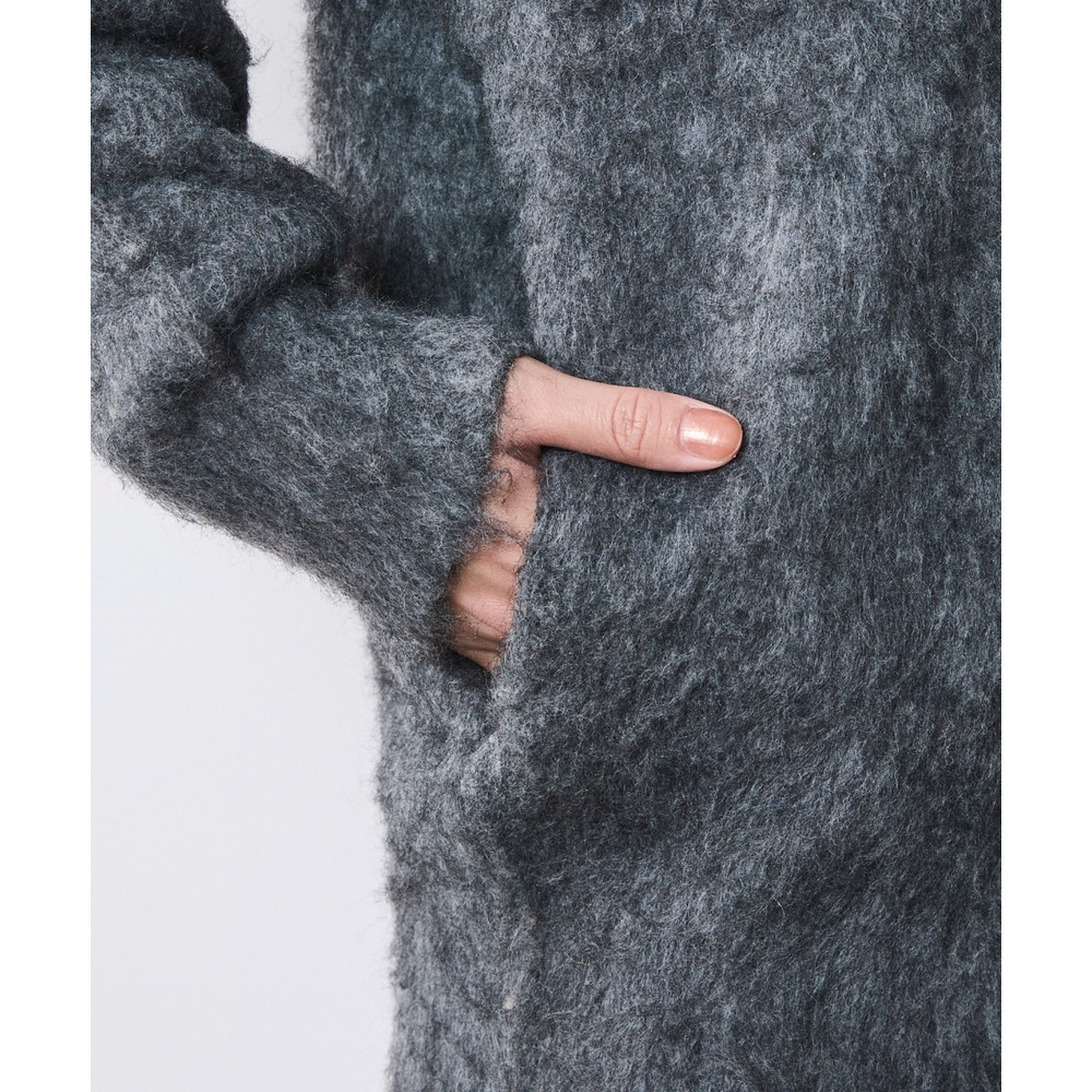 へアリーニットカーディガン 大きいサイズ シックスタイル14