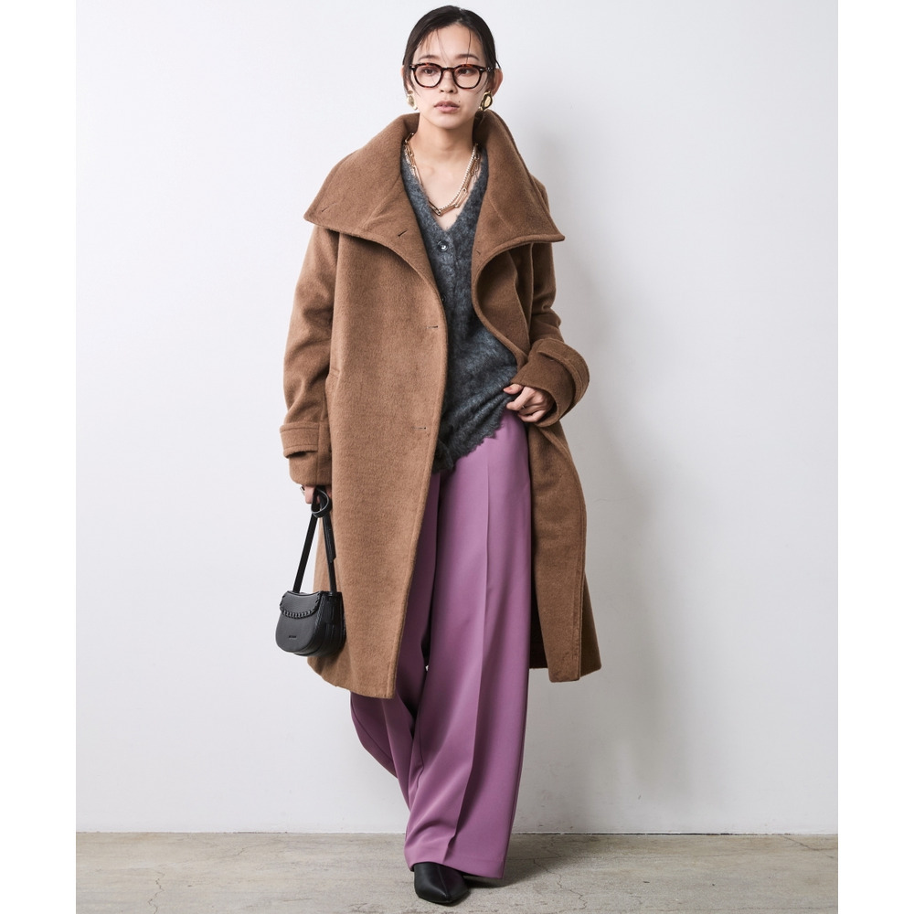 へアリーニットカーディガン 大きいサイズ シックスタイル22