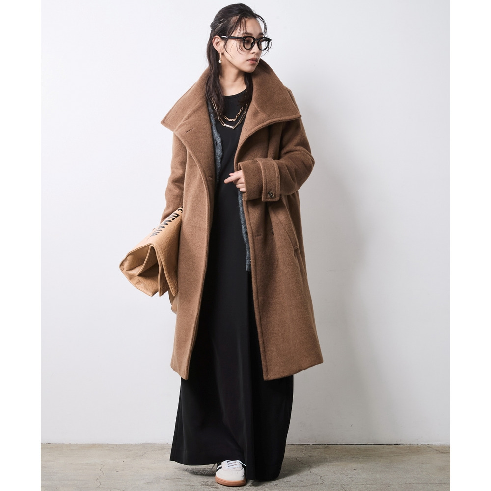 へアリーニットカーディガン 大きいサイズ シックスタイル28