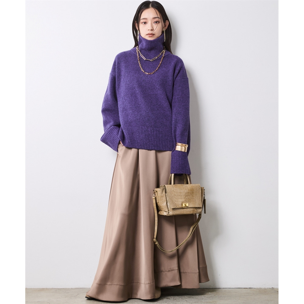 ハイネックニット 大きいサイズ シックスタイル21