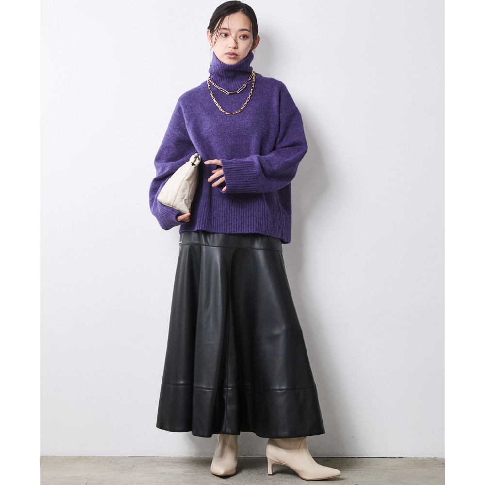 ハイネックニット 大きいサイズ シックスタイル23