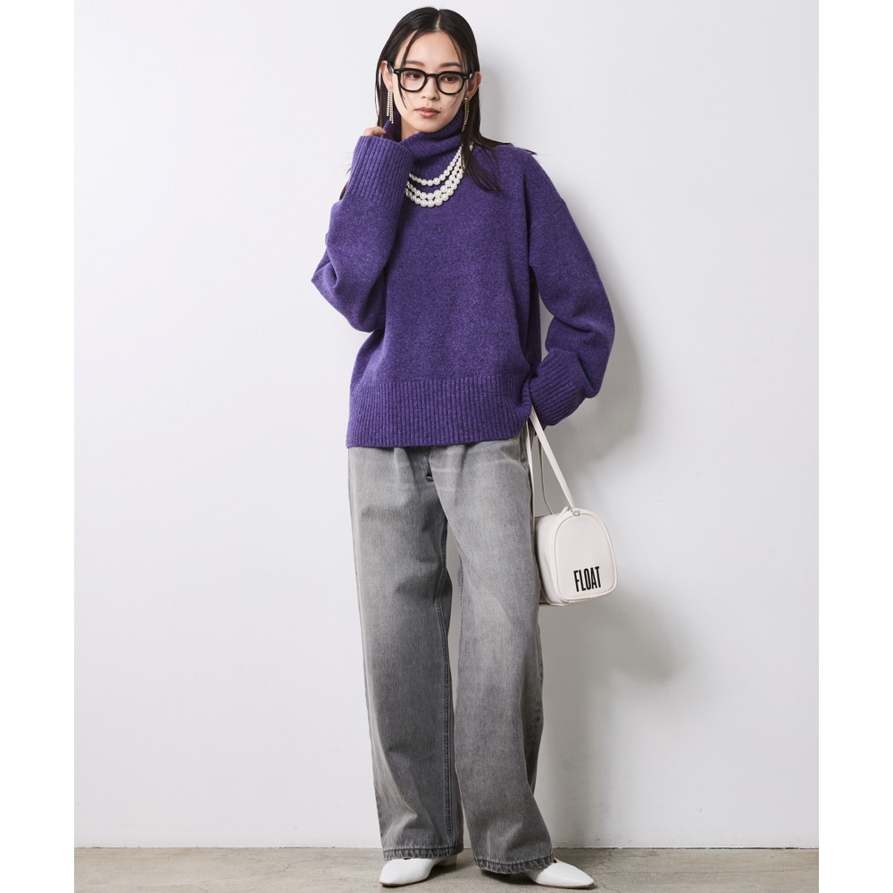 ハイネックニット 大きいサイズ シックスタイル25