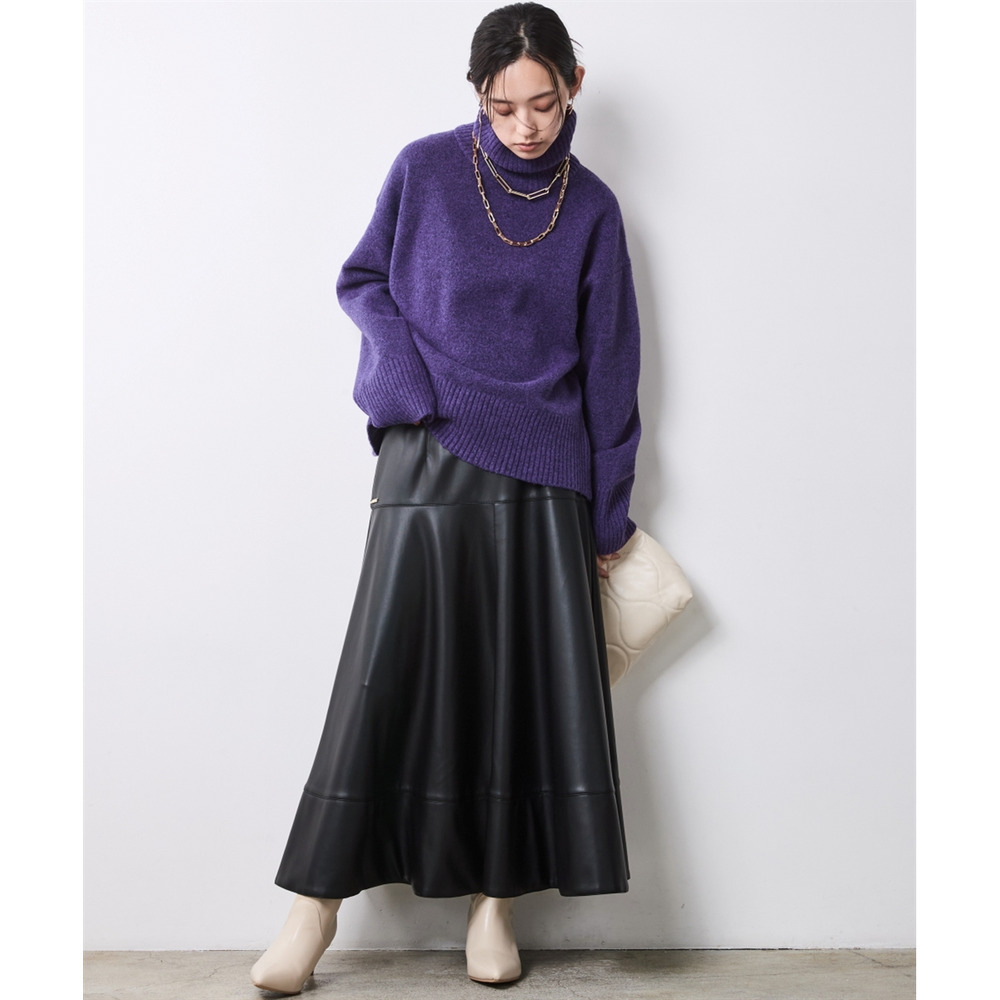 ハイネックニット 大きいサイズ シックスタイル4