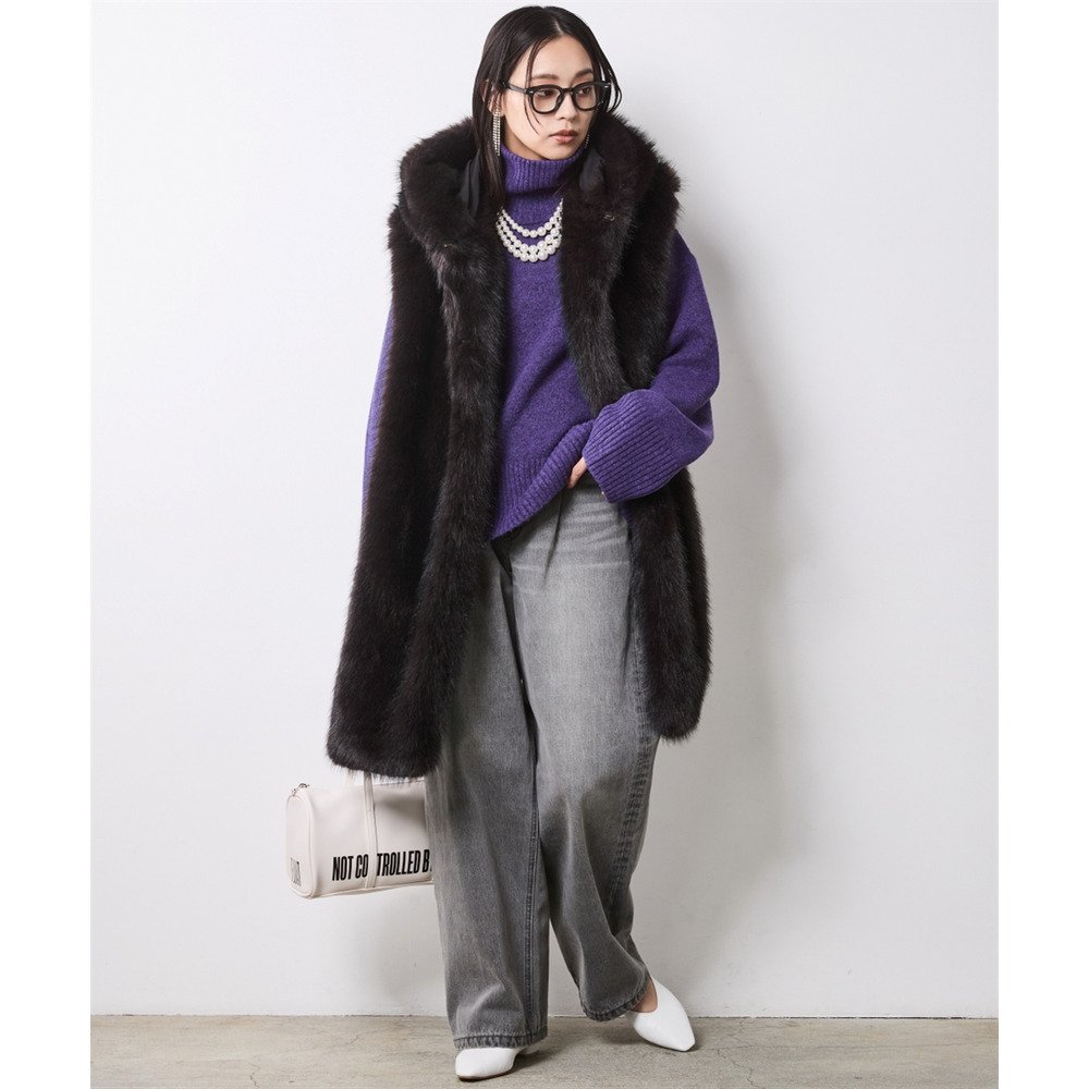 ハイネックニット 大きいサイズ シックスタイル8