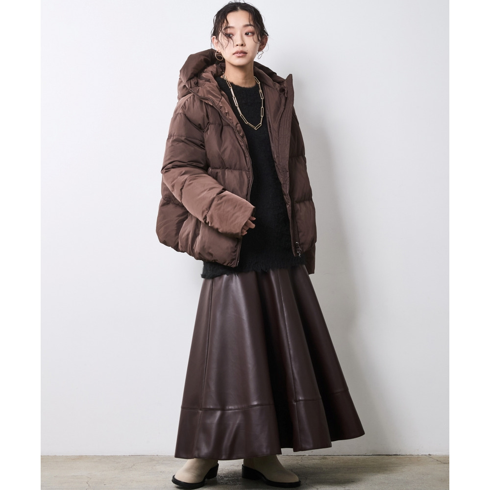 ヘアリークルーネックニット 大きいサイズ シックスタイル30