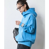 綿100％ピグメント染裏起毛フーディ 大きいサイズ　シックスタイル