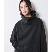 綿100％ピグメント染裏起毛フーディ 大きいサイズ　シックスタイル
