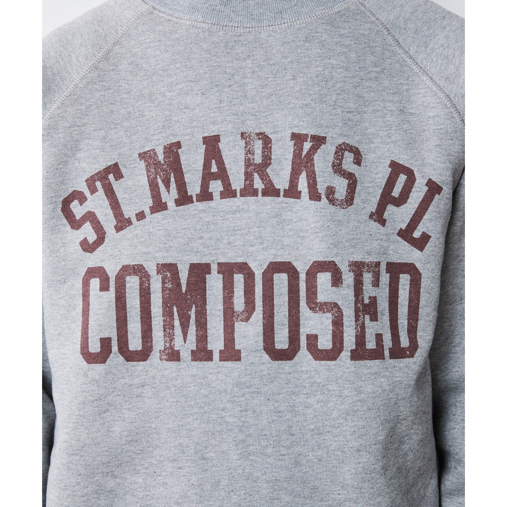 綿100%裏起毛ロゴプリントスウェット 大きいサイズ シックスタイル13