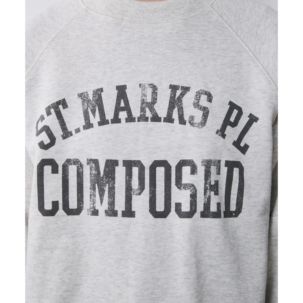 綿100%裏起毛ロゴプリントスウェット 大きいサイズ シックスタイル18