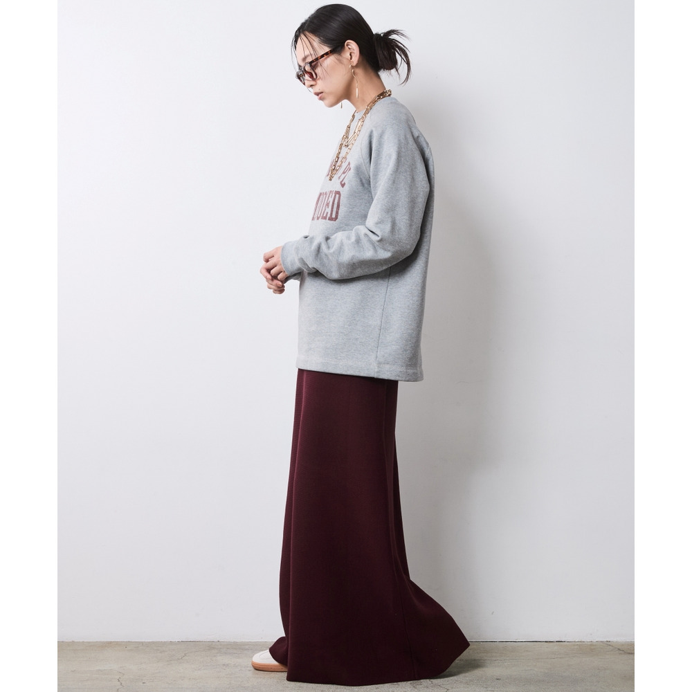 綿100%裏起毛ロゴプリントスウェット 大きいサイズ シックスタイル21