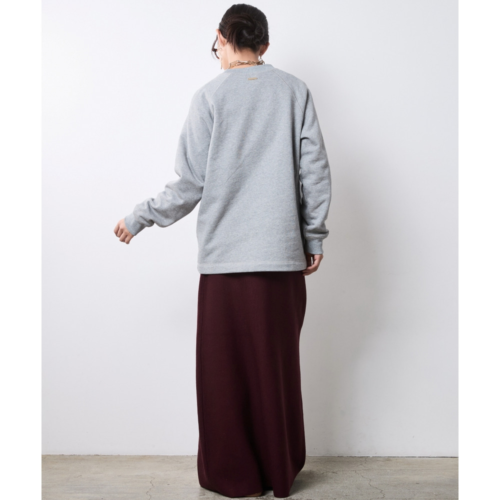 綿100%裏起毛ロゴプリントスウェット 大きいサイズ シックスタイル22