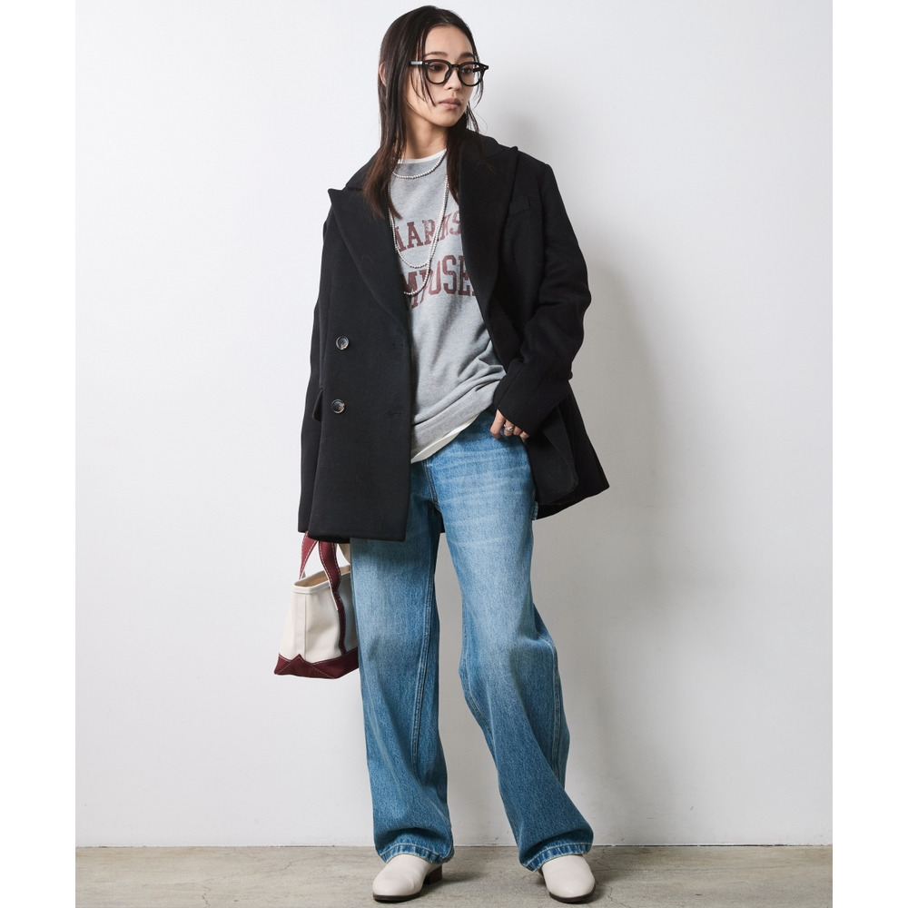 綿100%裏起毛ロゴプリントスウェット 大きいサイズ シックスタイル29