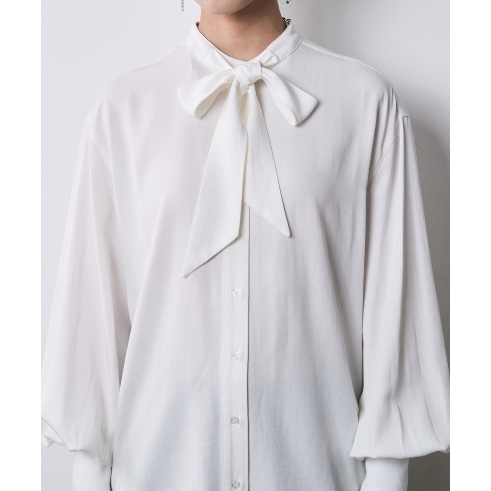 タイ付ブラウス 大きいサイズ シックスタイル16