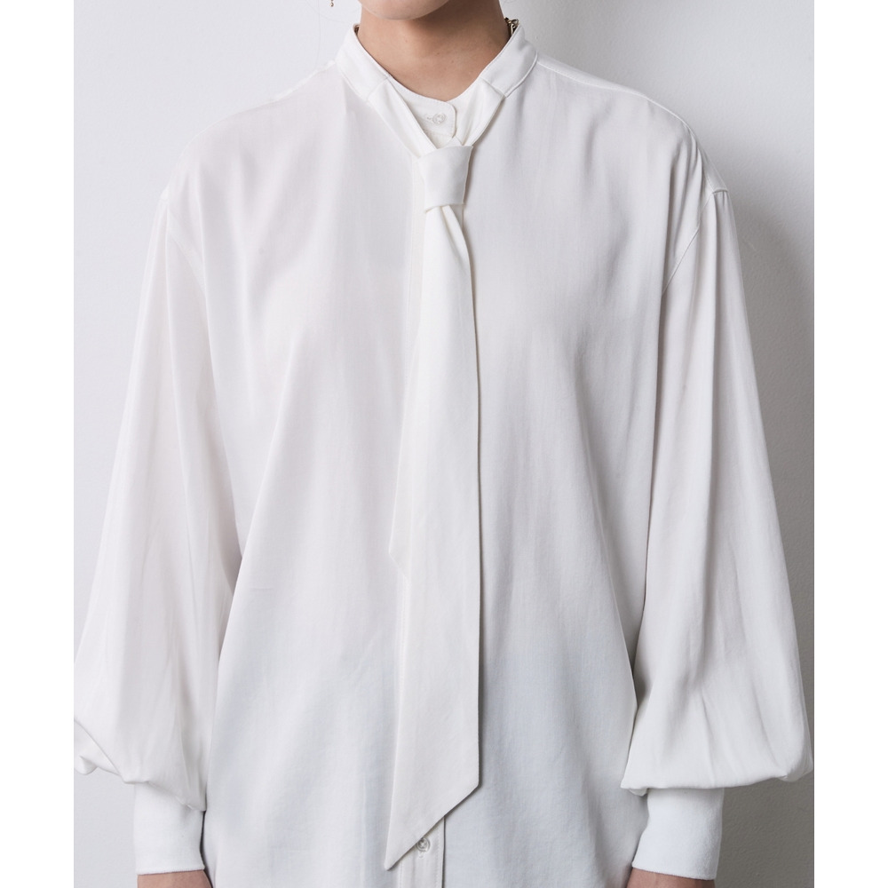 タイ付ブラウス 大きいサイズ シックスタイル17