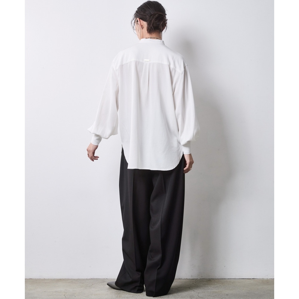 タイ付ブラウス 大きいサイズ シックスタイル20