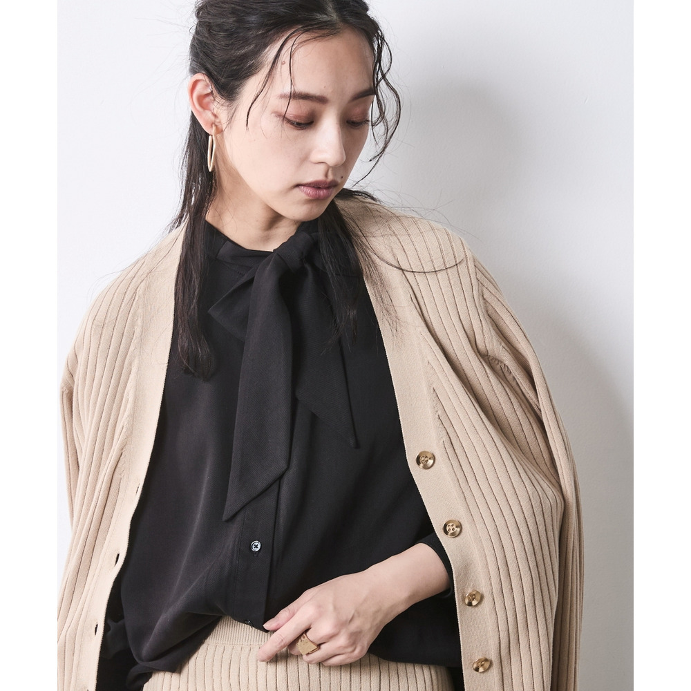 タイ付ブラウス 大きいサイズ シックスタイル29