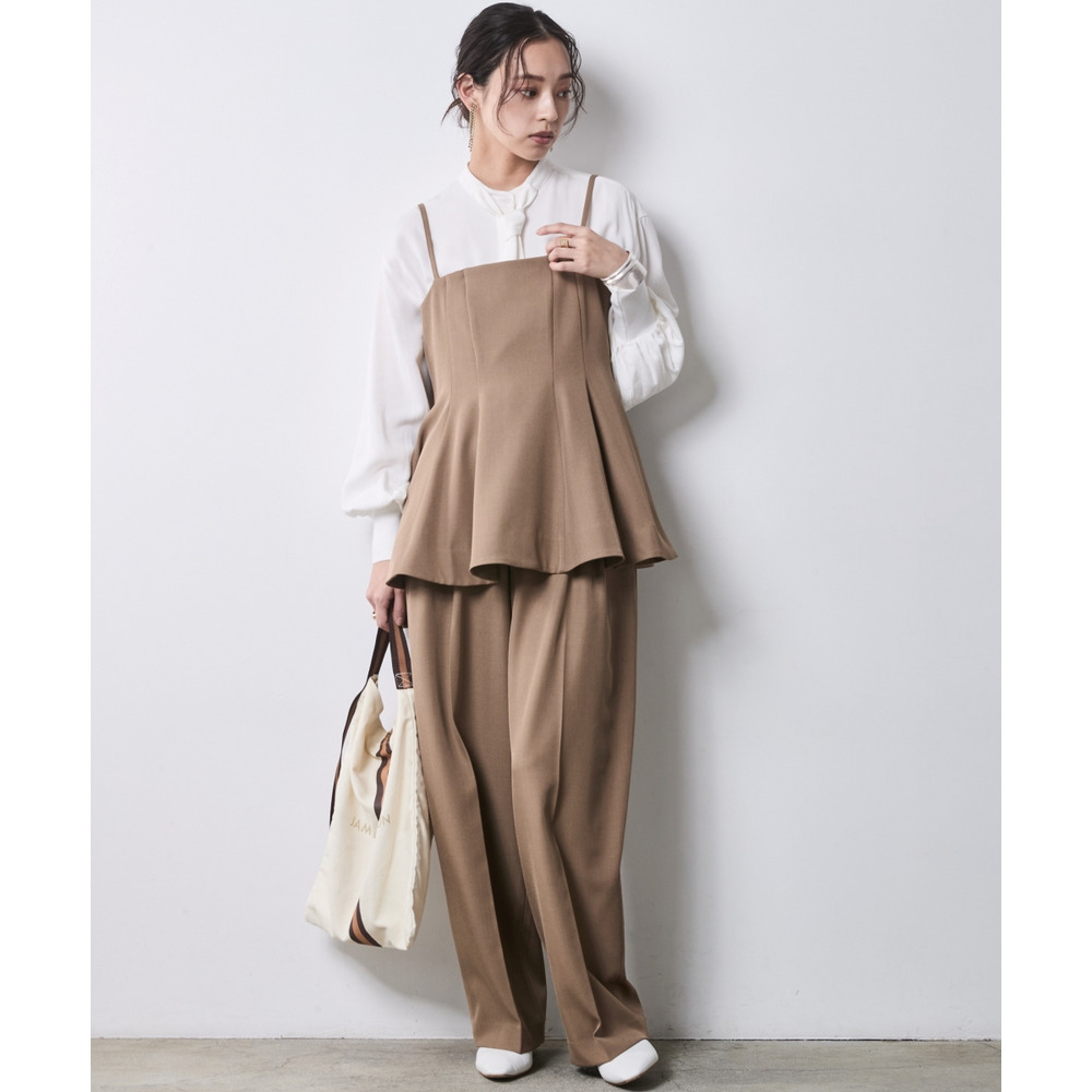 タイ付ブラウス 大きいサイズ シックスタイル5