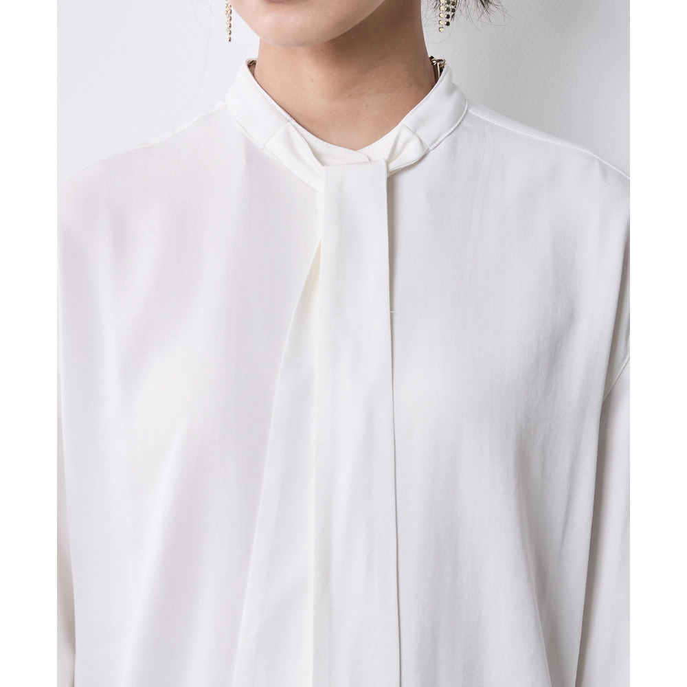 タイ付ブラウス 大きいサイズ シックスタイル9