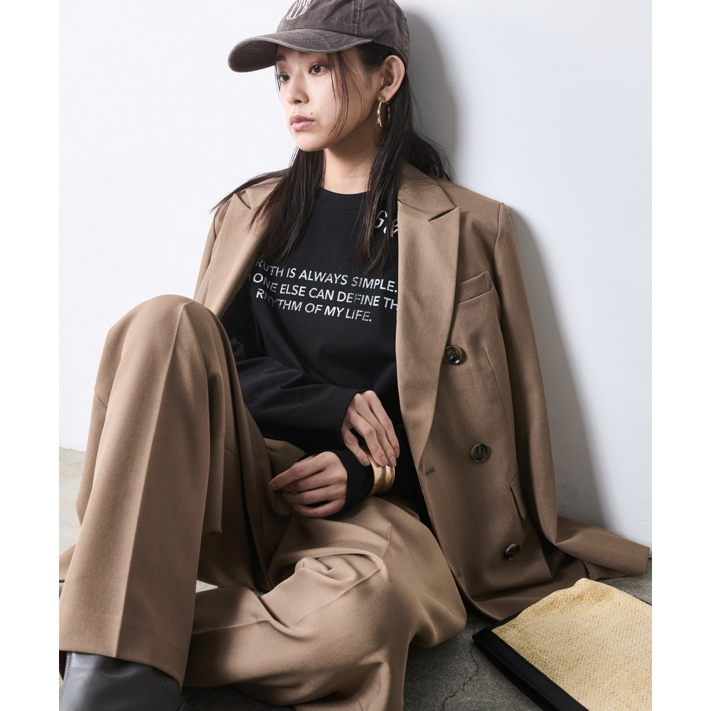 ダブルテーラードジャケット 大きいサイズ シックスタイル24