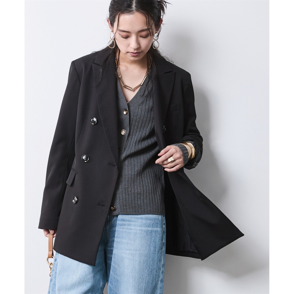 ダブルテーラードジャケット 大きいサイズ シックスタイル27