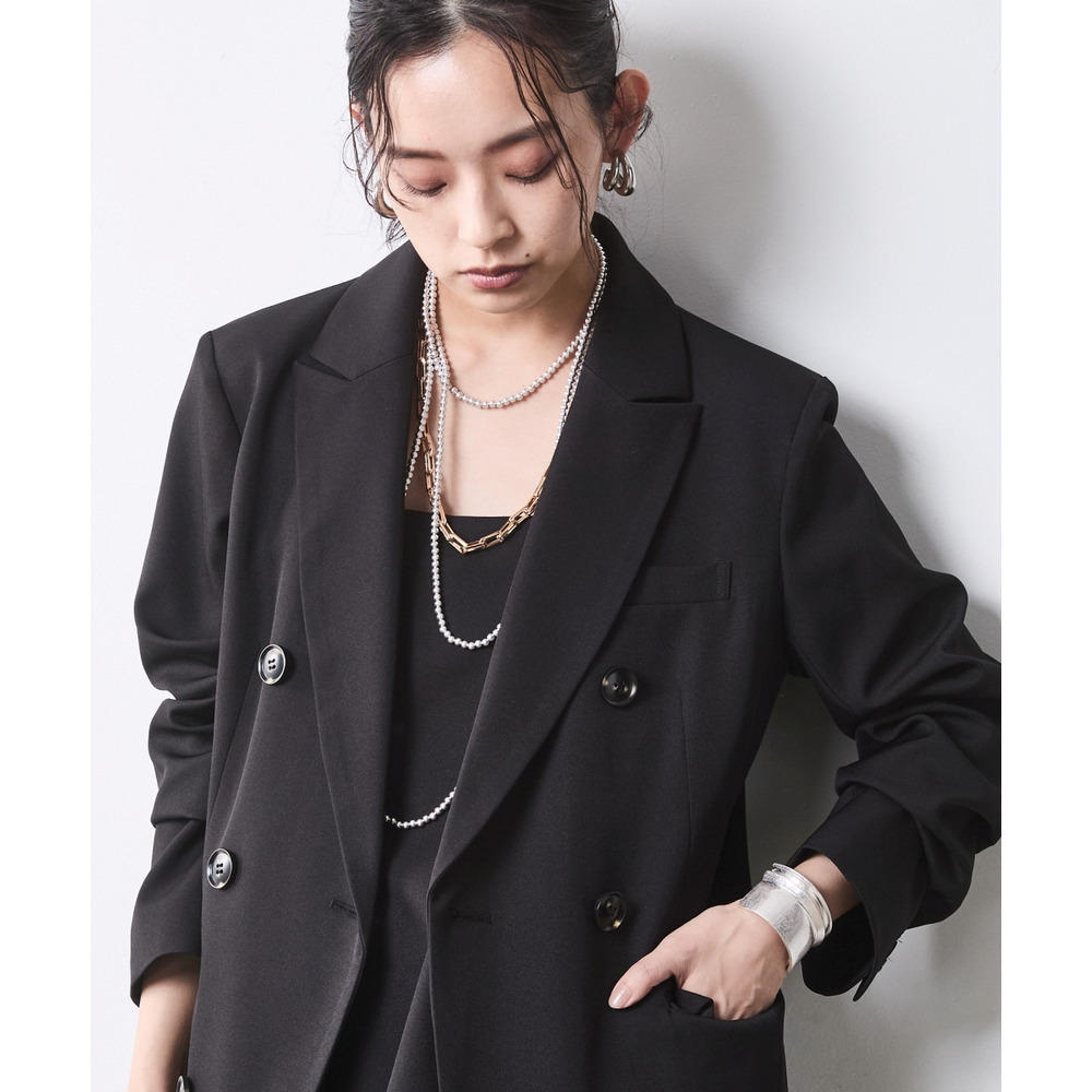 ダブルテーラードジャケット 大きいサイズ シックスタイル28