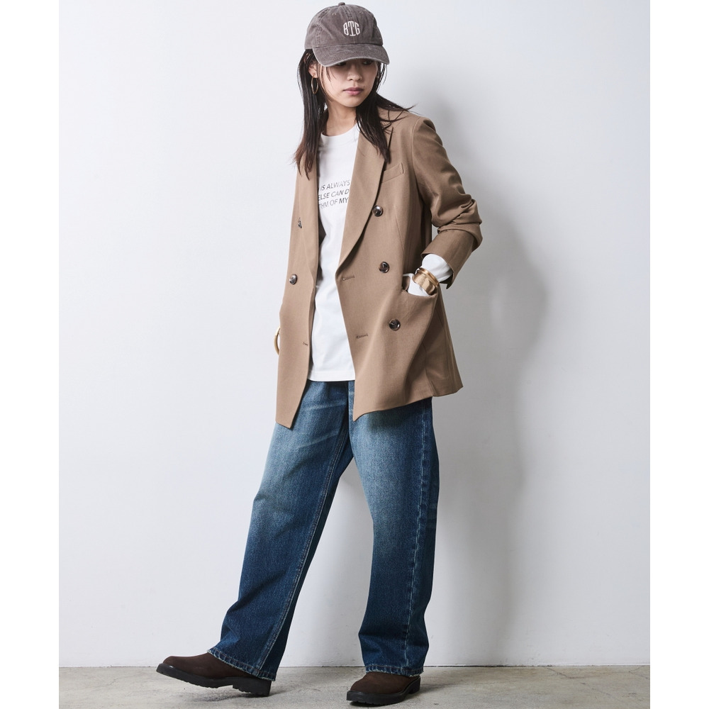 ダブルテーラードジャケット 大きいサイズ シックスタイル3