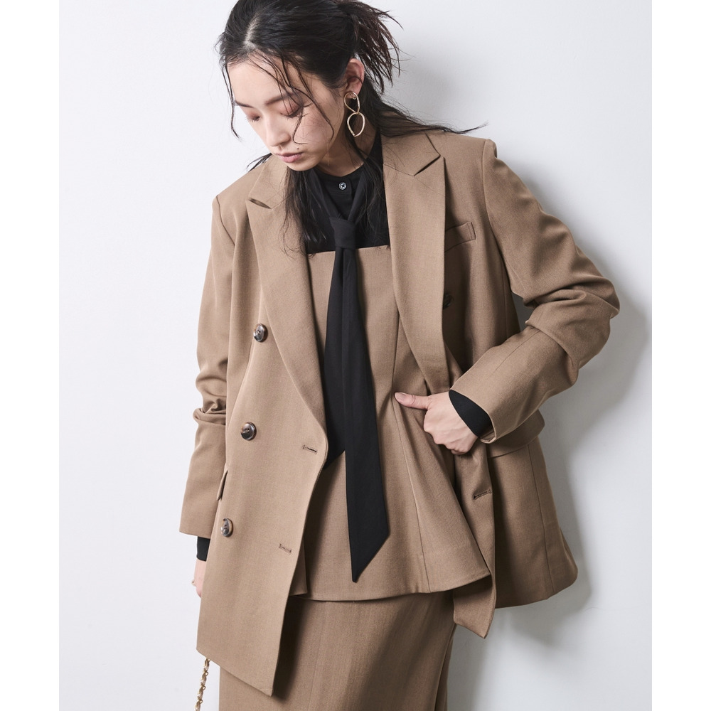 ダブルテーラードジャケット 大きいサイズ シックスタイル1