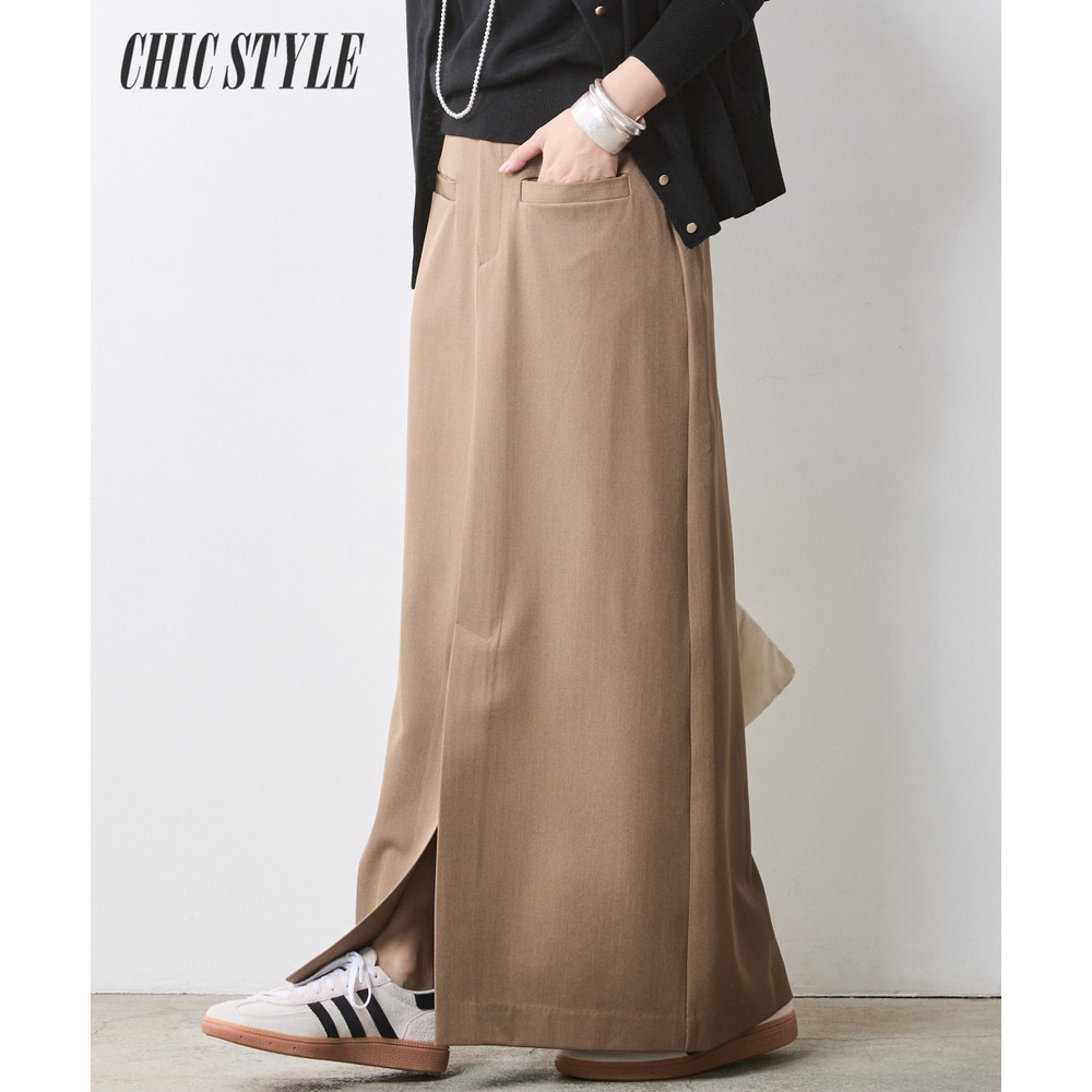 タイトマキシスカート 大きいサイズ シックスタイル1