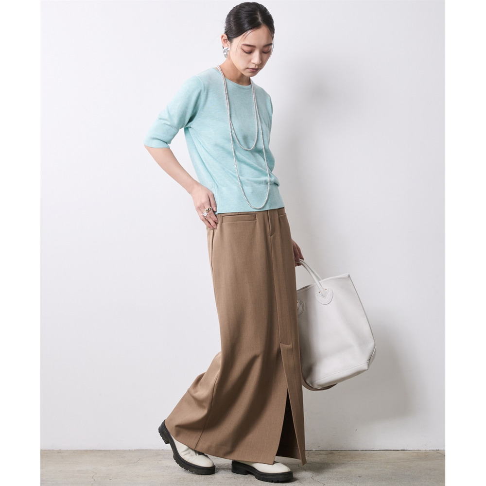 タイトマキシスカート 大きいサイズ シックスタイル23