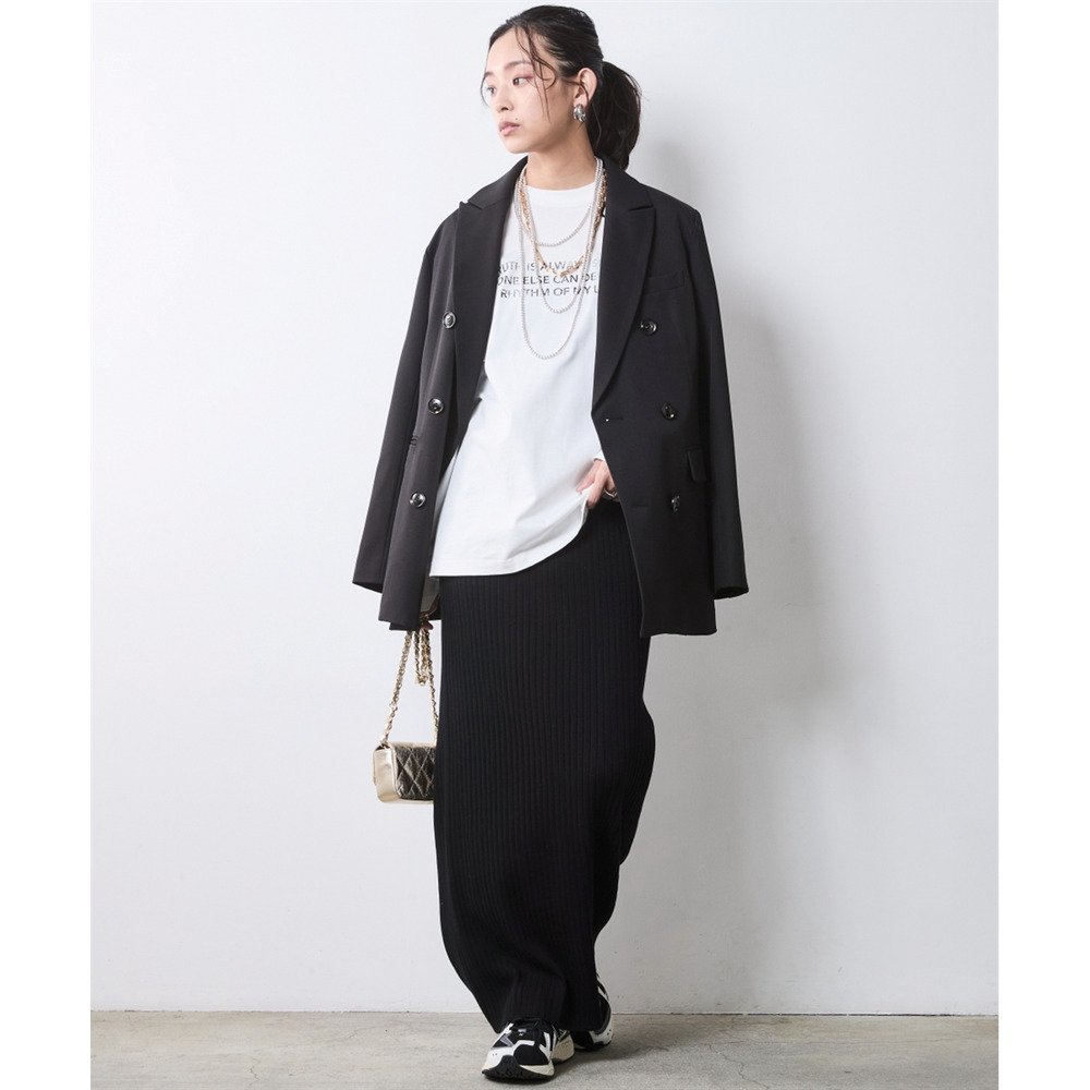 ロゴプリントロングスリーブTシャツ 大きいサイズ シックスタイル10