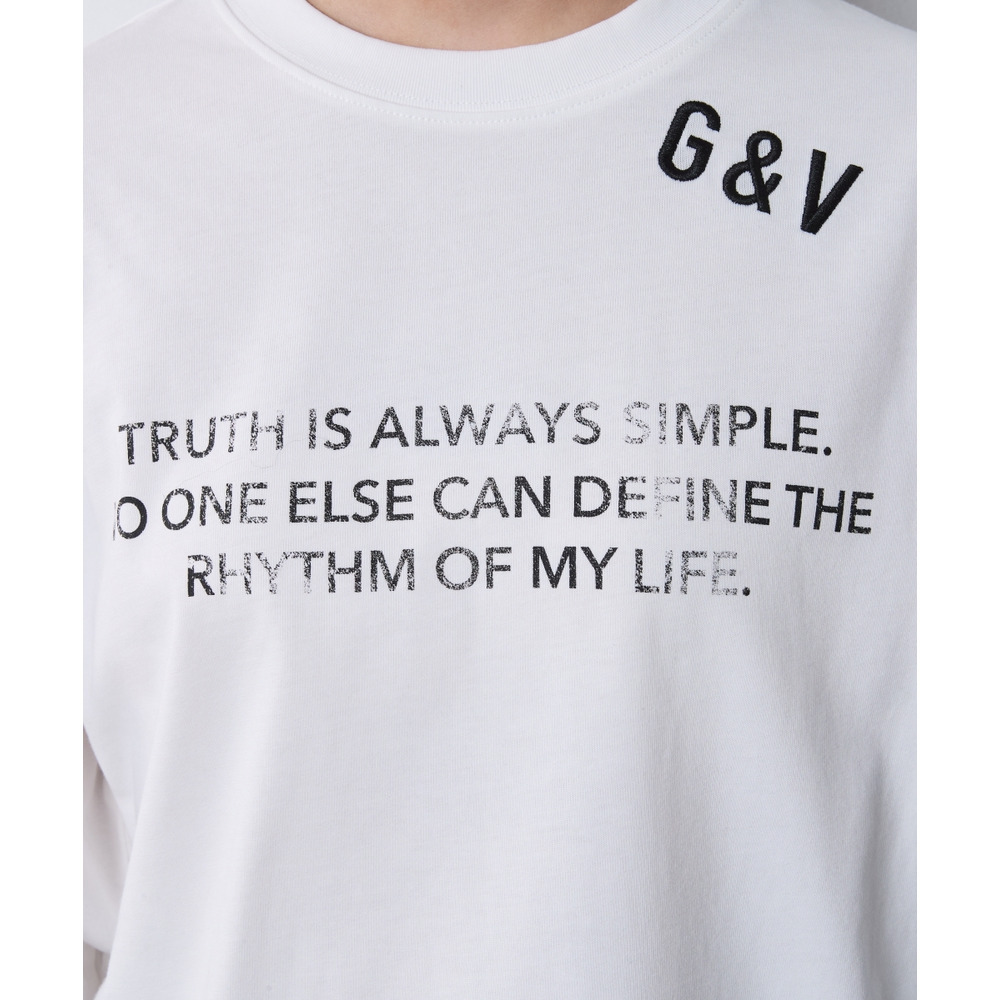 ロゴプリントロングスリーブTシャツ 大きいサイズ シックスタイル14