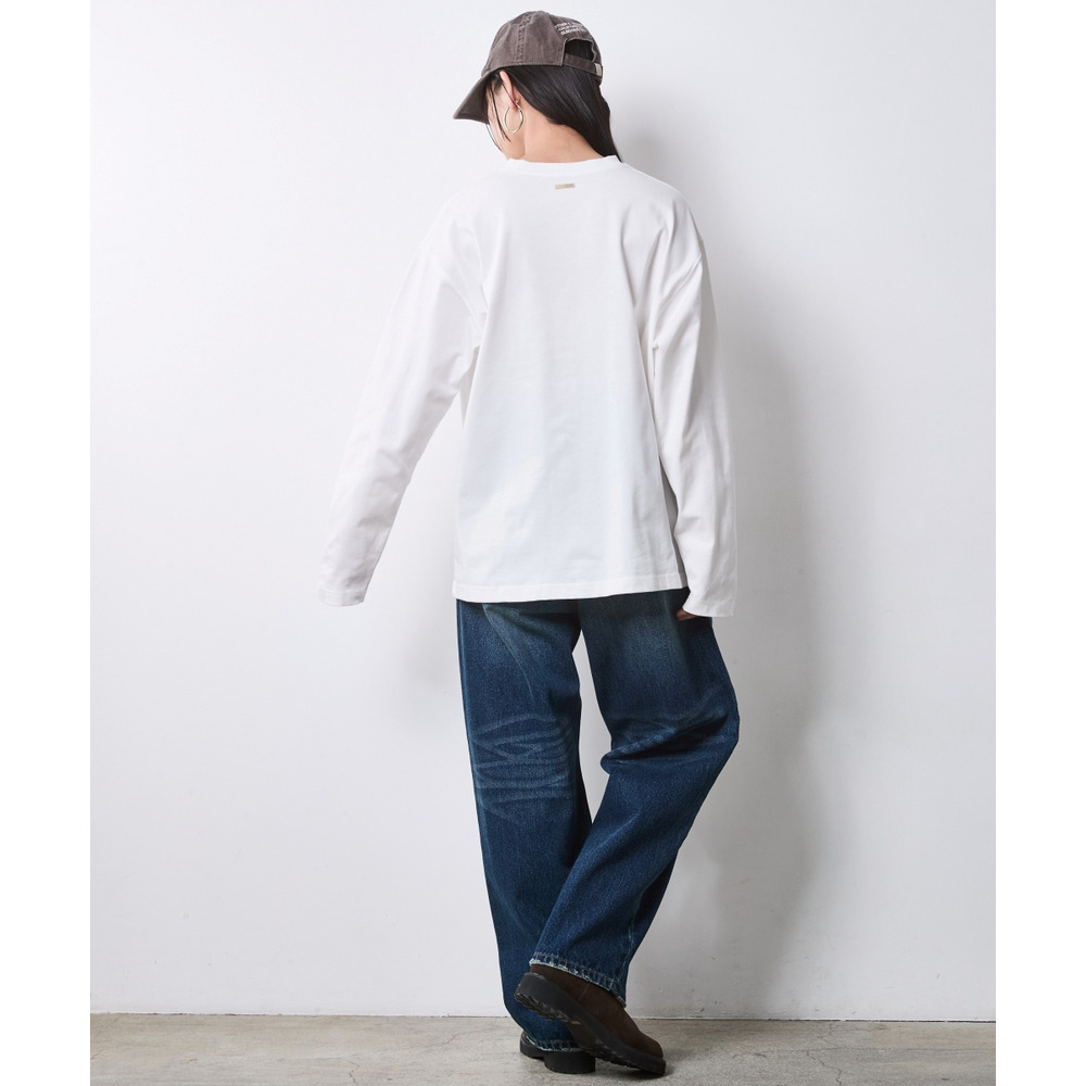 ロゴプリントロングスリーブTシャツ 大きいサイズ シックスタイル21