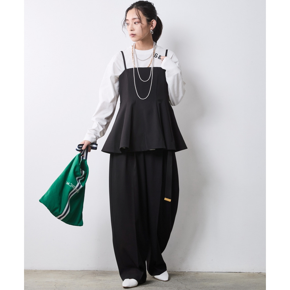 ロゴプリントロングスリーブTシャツ 大きいサイズ シックスタイル24