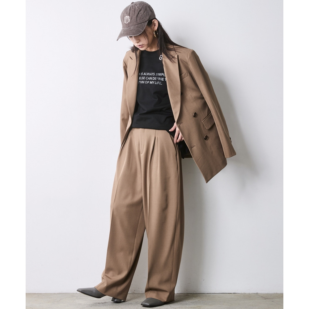 ロゴプリントロングスリーブTシャツ 大きいサイズ シックスタイル4